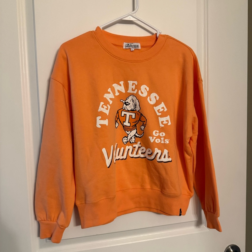 Gameday Social Women’s Orange Tennessee Volunteers Sweatshirt Size Small